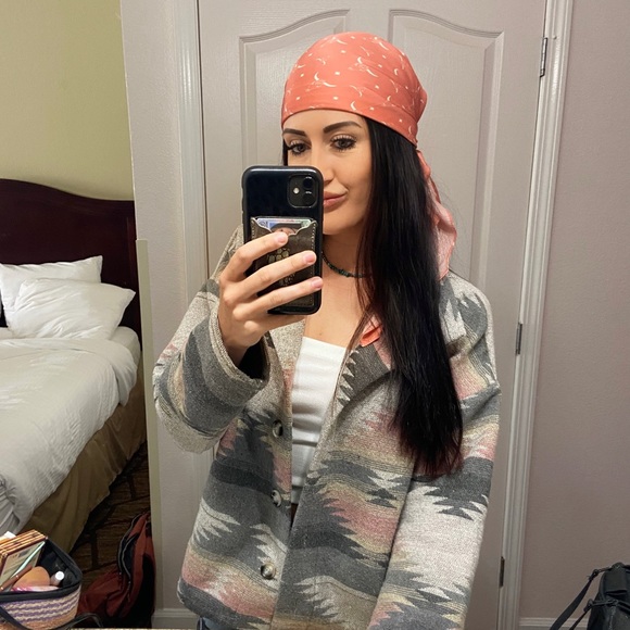 Aztec button up jacket - Picture 2 of 3